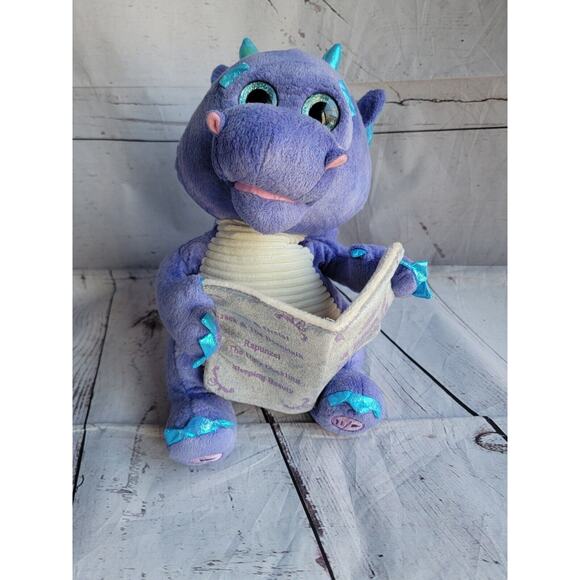 Cuddle Barn - Duncan the Storytelling Dragon Kids Talking Stuffed Animal Works - Picture 1 of 9